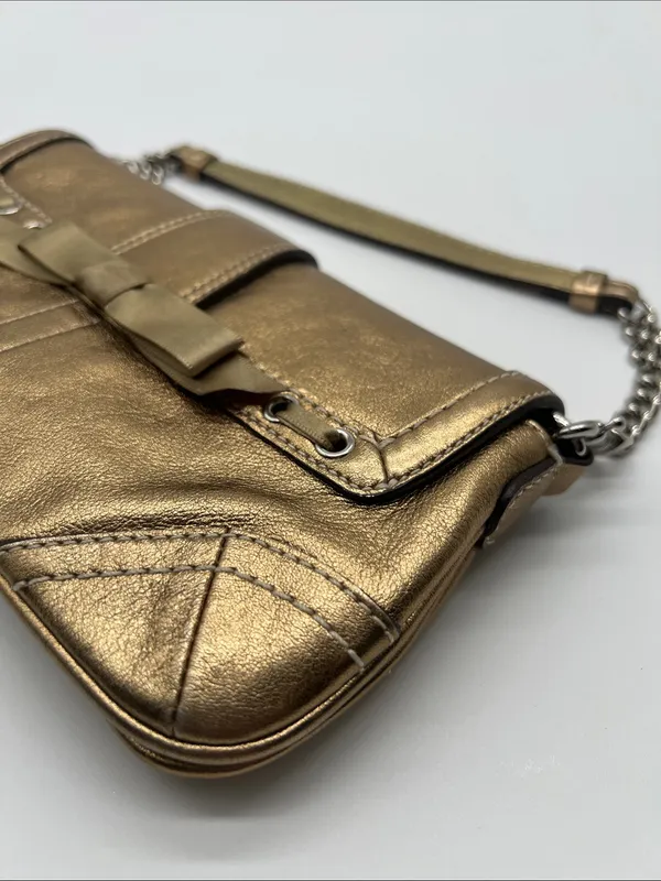 Vintage Coach Soho Shoulder Bag Swarovski Crystals Gold RARE Limited Edition Y2K - Image 6