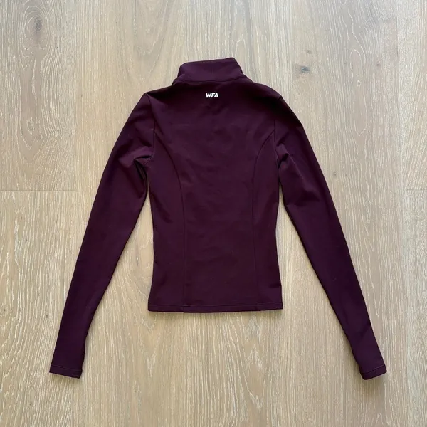 White Fox Active Jacket Race To You Size XS Merlot Burgundy - Image 3