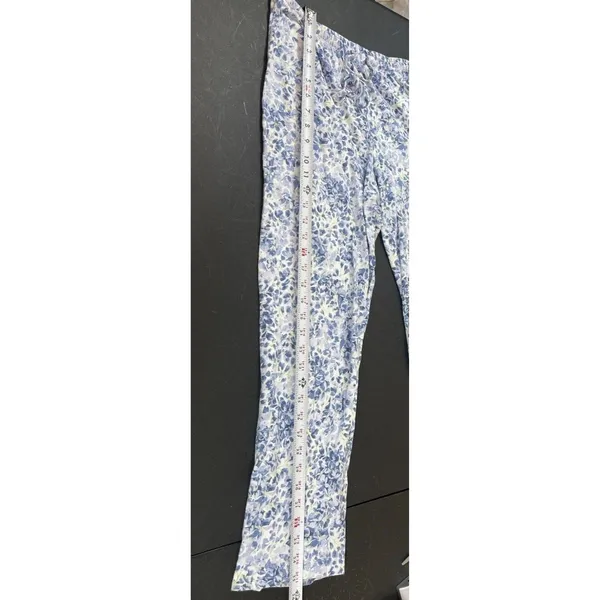 Lauren Ralph Lauren Women’s Blue Floral 2 Piece Pajama Set Button Top Pants S - Image 9
