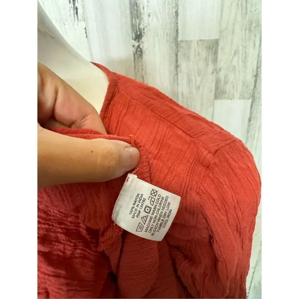 Blouse Orange Size XL - Image 4