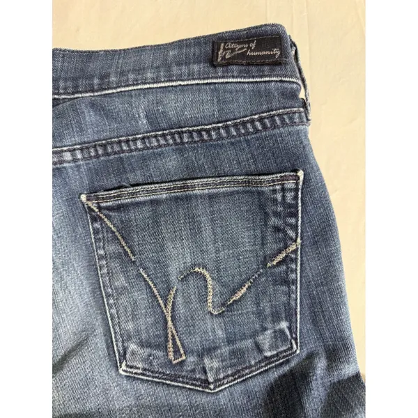 Citizens of Humanity Amber High Rise Bootcut Jeans Blue Stretch Womens Size 27 - Image 10