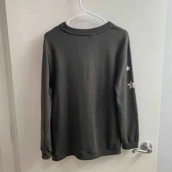 Star Wars Pullover Sweatshirt Womens Small Gray Long Sleeve Crewneck - Image 3