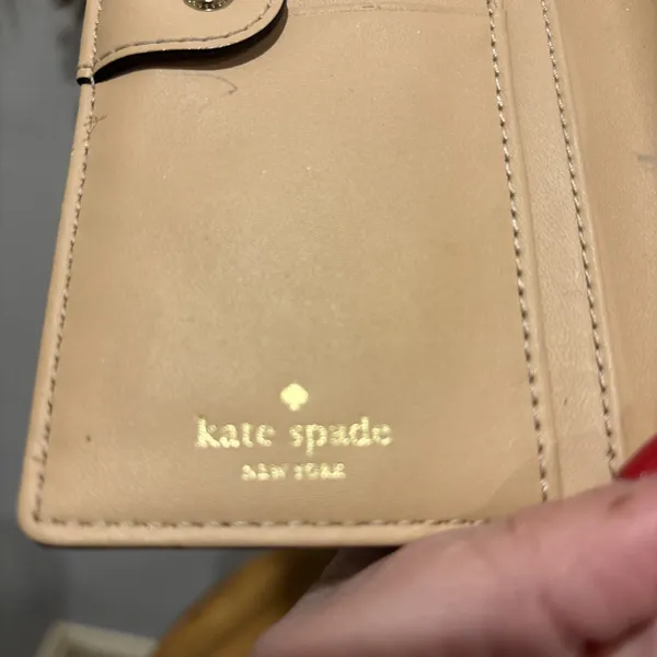 Kate Spade Staci‎ Large Slim Bifold Wallet Saffiano Leather Navy - Image 5