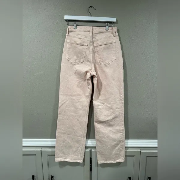 Abercrombie 90’s Relaxed Straight Jean Light Pink - Image 9
