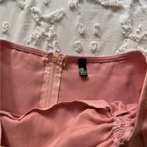 Windsor M PINK TIE ZIP SILK SKIRT - Image 2