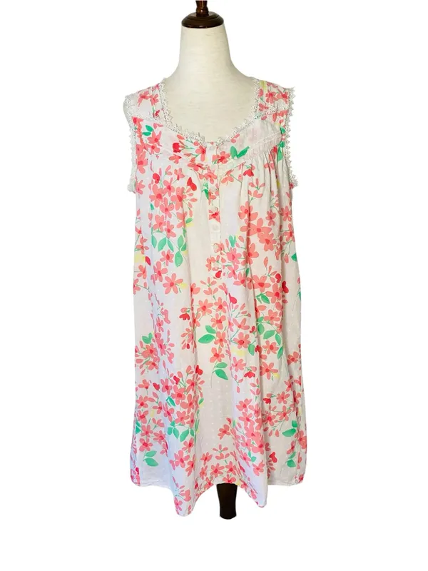 VINTAGE JASMINE ROSE Floral Nightgown - Image 2