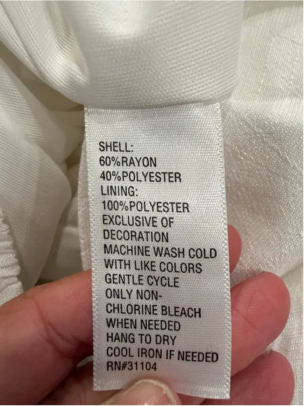 New Directions White Linen Blend Culottes Palazzo Pants Wide Leg Lace Trim Med M - Image 6
