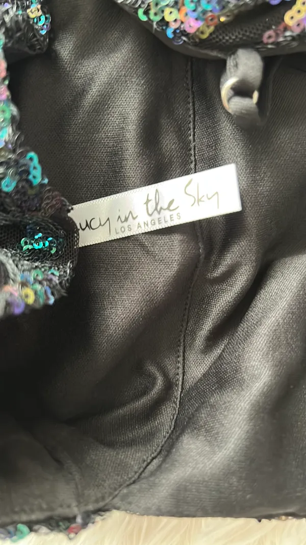 Lucy in the Sky Black Homecoming Dress - Image 3