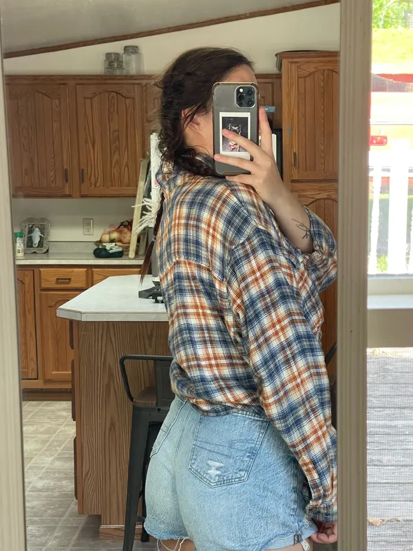 American Eagle Outfitters Flannel Cropped - Image 2