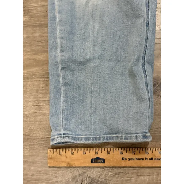 Quince‎ Women's Bella Stretch Wide Leg Jeans Frosted Blue Size 29 X 25 - Image 3