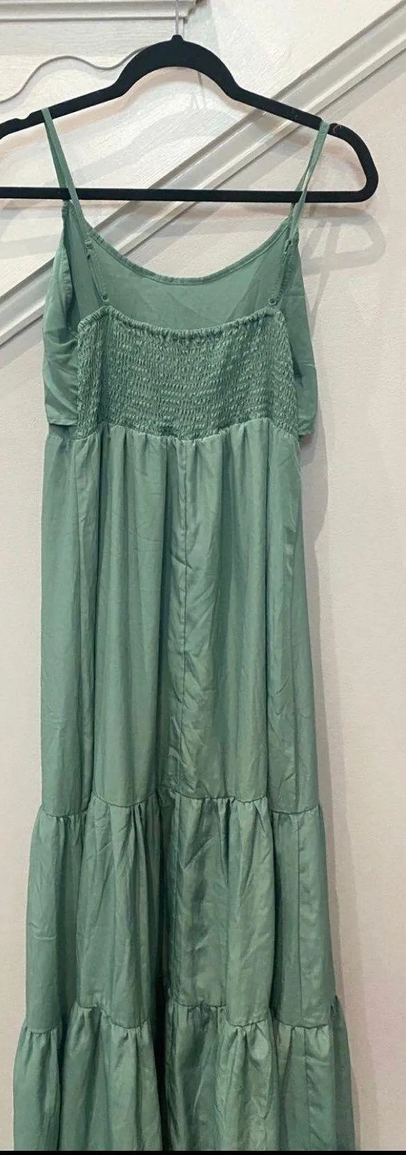 Indian pakistani double part plunge strappy maxi dress - Image 11