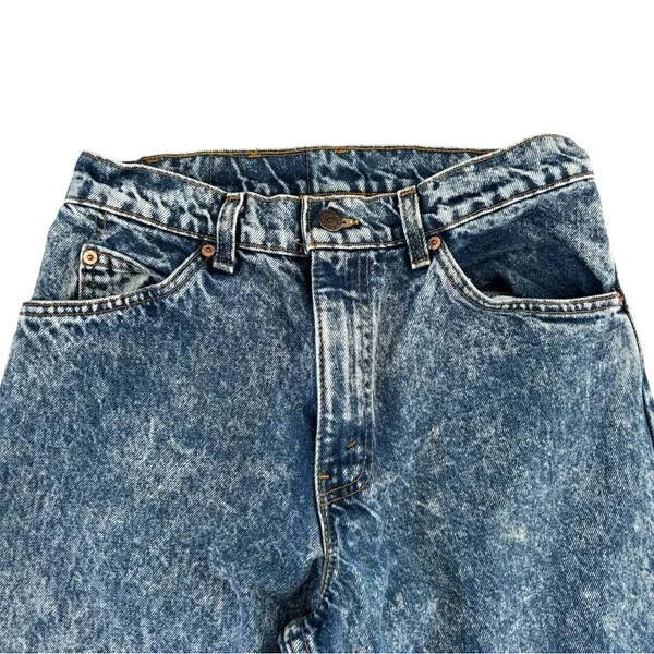 Vintage Levi’s 550 Orange Tab Jeans Made in USA 31x34 Classic Vintage Wash - Image 2