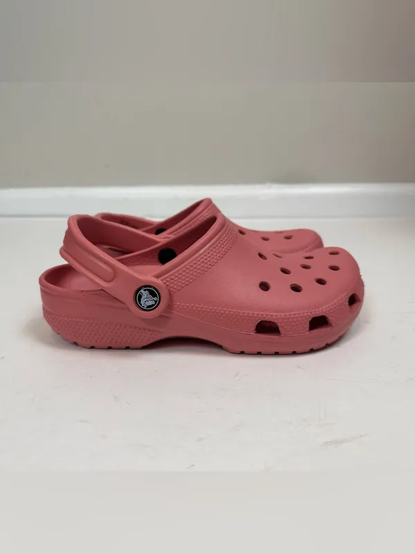 Crocs Classic Clog in Strawberry Wine M5 W7 Unisex Comfort Shoes - Image 3