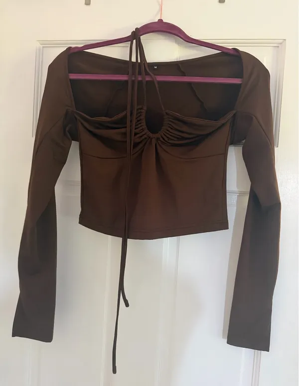 Amazon Brown long sleeve top - Image 3