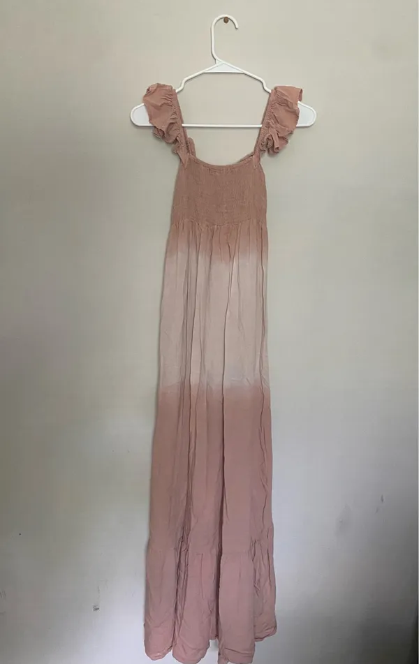 Rebellion Blush Link Ombré Smocked Dress - Image 2