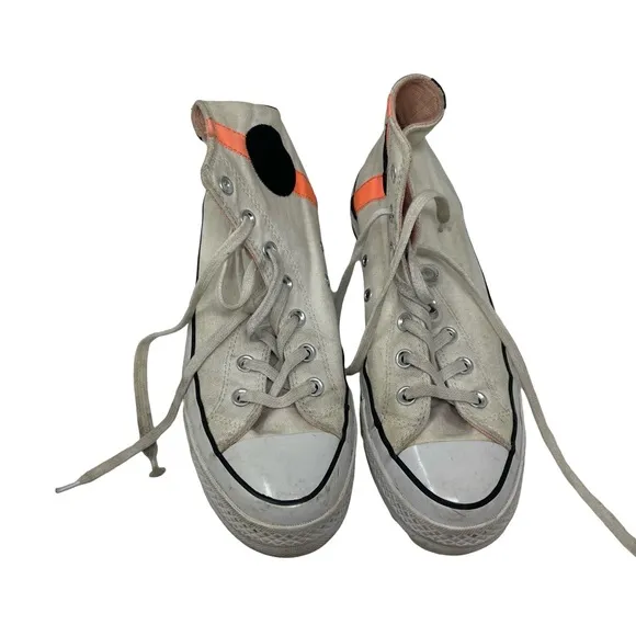 Converse women high top canvas sneakers sz 9.5 - Image 2