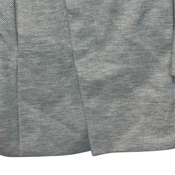 Zara Womens Coat  Button Up Lined Structured Stretchy Striped Gray Preppy Small - Image 3