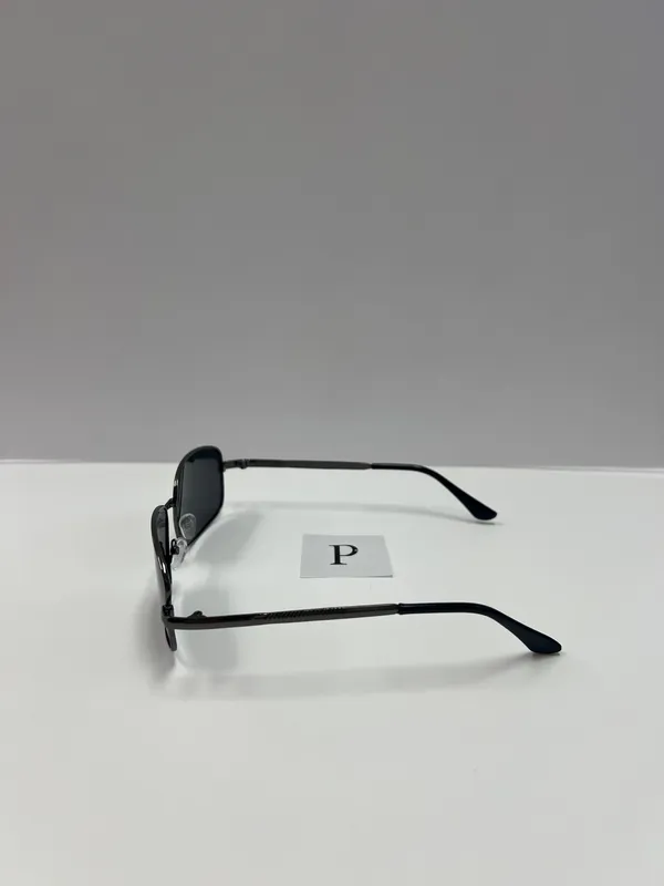 Aviator Sunglasses / gray metal square aviator sunglasses - Image 3