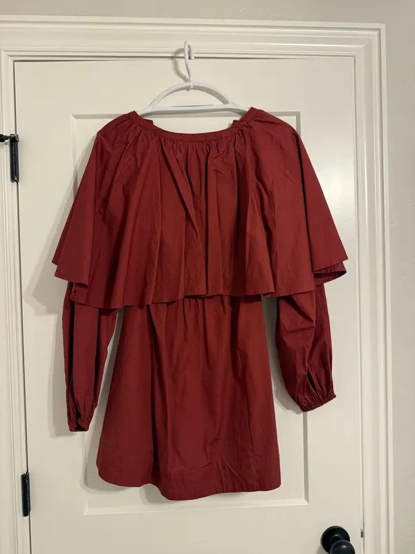 ASOS Red Cape Mini Dress - Image 3
