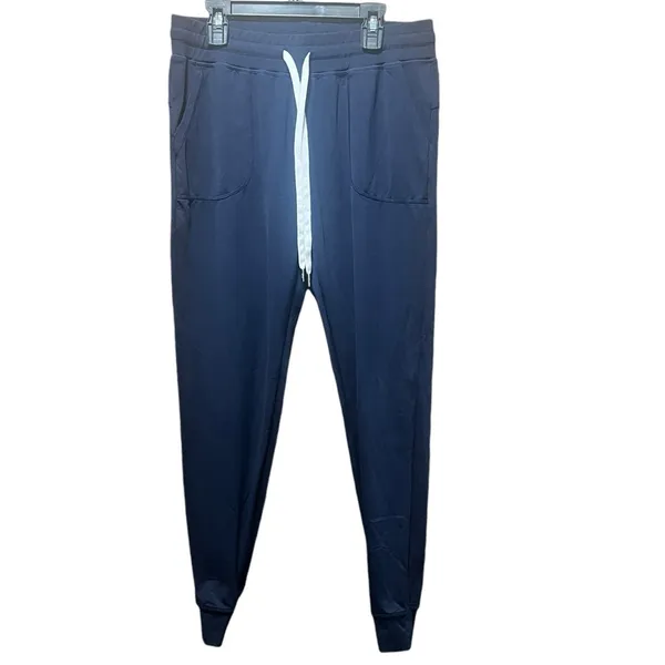 Zyia Active Navy‎ Blue Cozy Jogger Pants Size Medium - Image 3