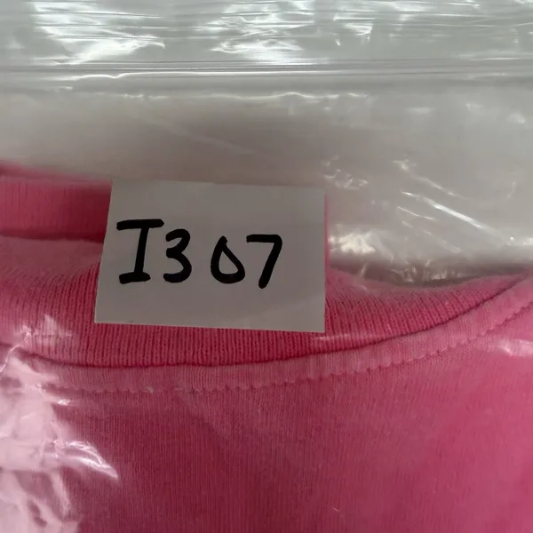 Vtg 90s L Large Mock Neck Long Sleeve‎ Shirt B'ZRQ Hot Pink Grunge Skater Edgy - Image 11
