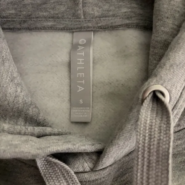 NWT! Athleta Gray 24/7 Hoodie - Image 5