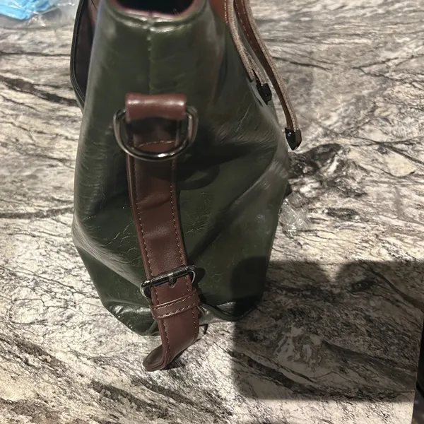 Stylish Green and Brown Women's Bag Xidibaoluo - Image 4