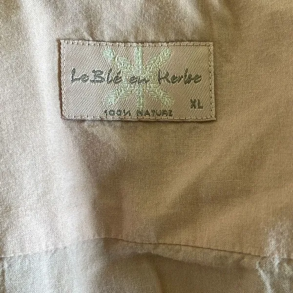 Le Ble en Herbe Pink Short Sleeve Button Up Shirt Top Blouse XL‎ 100% Cotton - Image 5