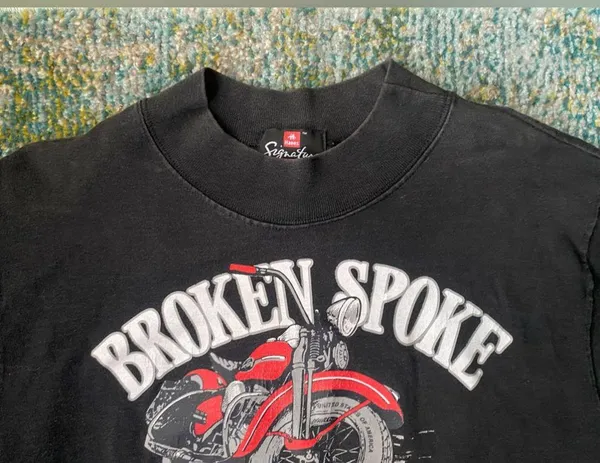 Vintage 90s Sturgis motorcycle biker logo long sleeve t-shirt, size large - Image 4