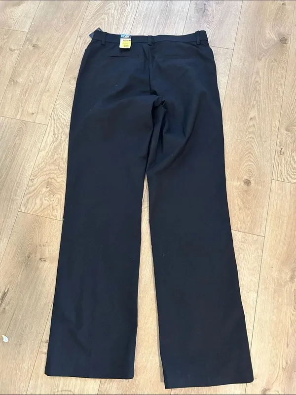 Lee® Women Flex Motion Trouser Pants, Black, size 12, NWT - Image 5
