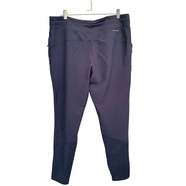 Columbia PFG Women Large Omni-Shield Anytime Casual‎ Jogger Pants Navy Blue - Image 2