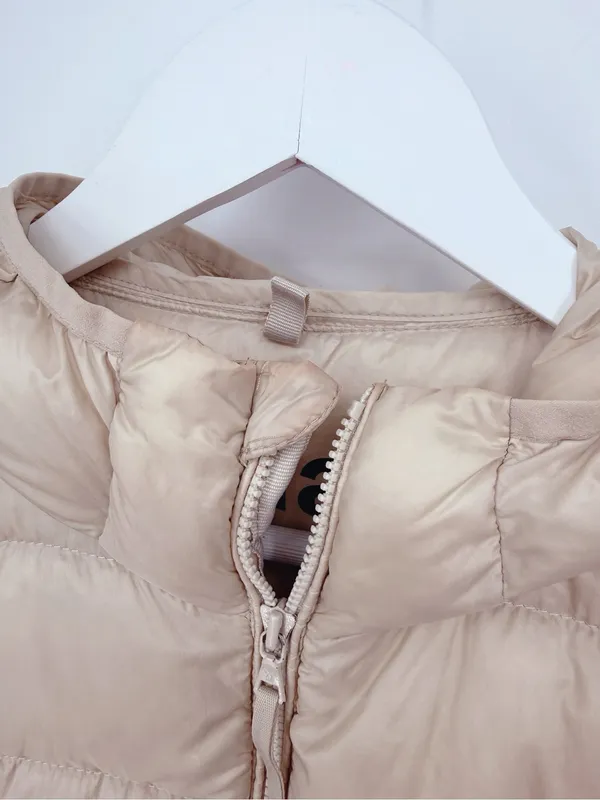 Aritzia TNA The Little Puff Packable Down Jacket Beige Size XS - Image 6