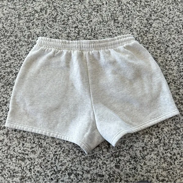 WHITE FOX Limited Edition 4th Edition Lounge Sweat Shorts in Smoke Grey Sz. M - Image 6