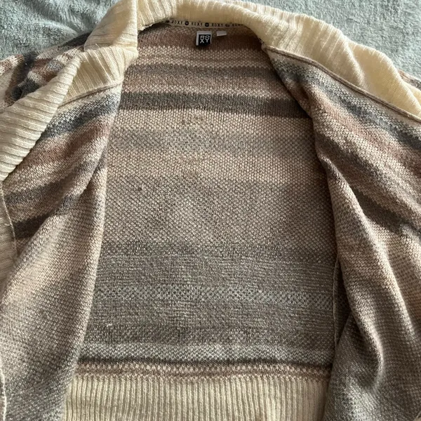 Roxy Tribal Aztec Knit Sweater - Image 3