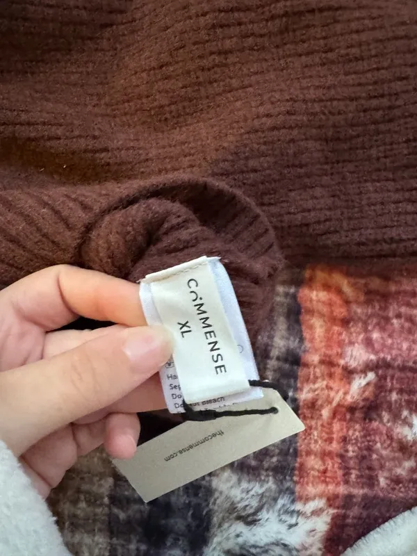 NWT Denim Collar V - Image 3