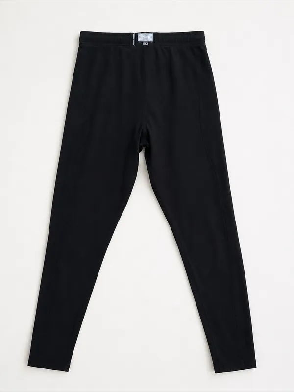 Under Armour Girls Large Fleece Lined Athletic Pants Black Performance Joggers - Image 2