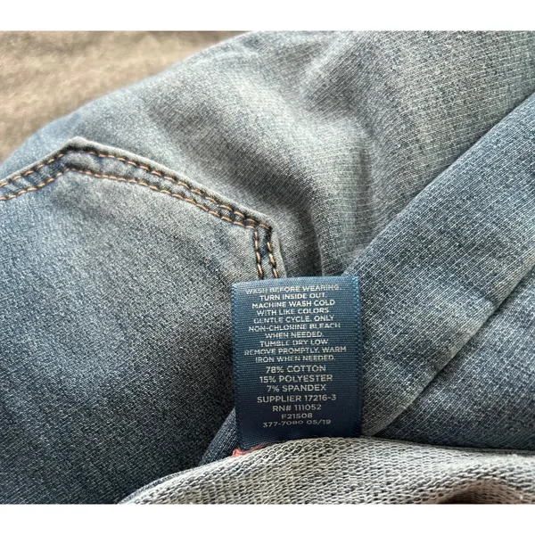 Arizona Jean Co Womens Plus Jegging Light Wash Blue Pull On Denim Pants 18.5 - Image 13