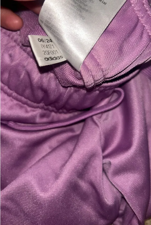 Purple adidas pants  - Image 4