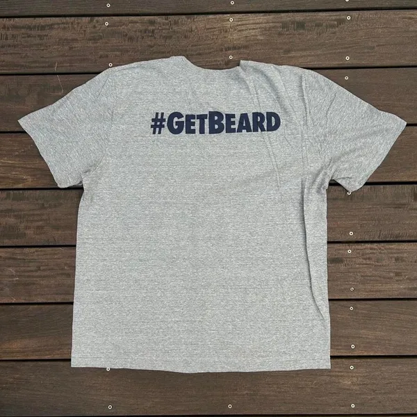 Grey Nike 2013 Ref Sox Baseball Team Graphic Tee #GetBeard T-Shirt - Image 4