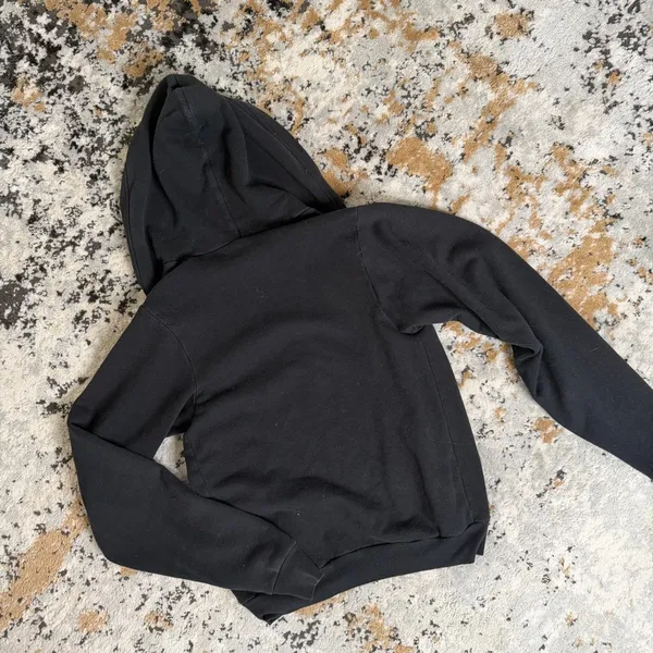 American Apparel Classic Black Hoodie - Image 4