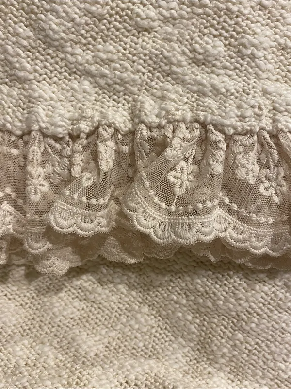 Altar’d State Katy Lace Hem Crop Sweater NWT XXL - Image 4