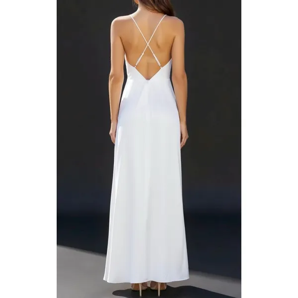 LOVERS + FRIENDS Anyssa Gown, White, Small - Image 7