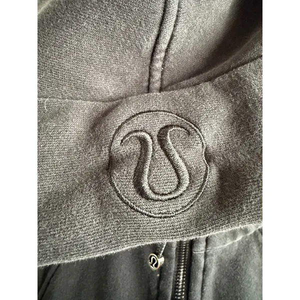 Lululemon Scuba Oversized Full Zip Hoodie Black‎ XS/S Sweatshirt Jacket - Image 4
