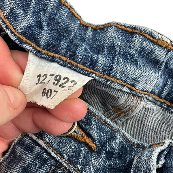 Carhartt Womens Blue Denim Bootcut Jeans 29” 7/8 Mid Rise Casual Workwear Durabl - Image 4