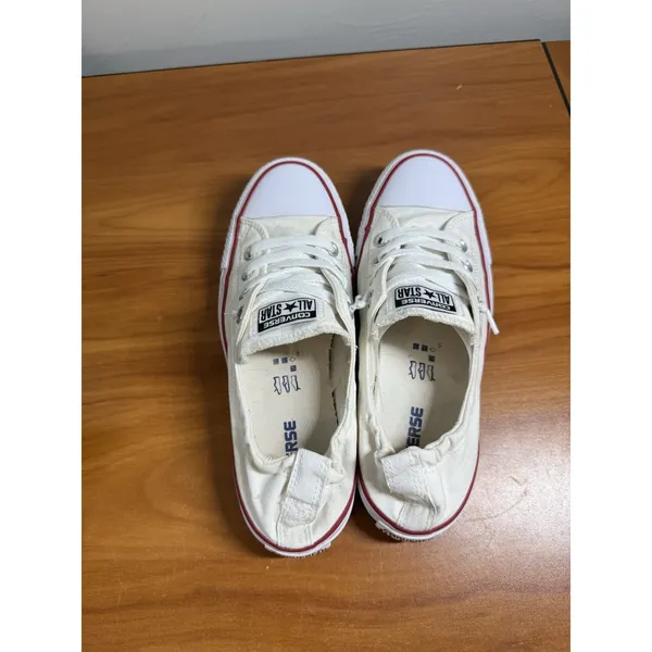 Converse Women's Chuck Taylor All Star Shoreline Slip-On White Shoes Sneakers 9 - Image 4