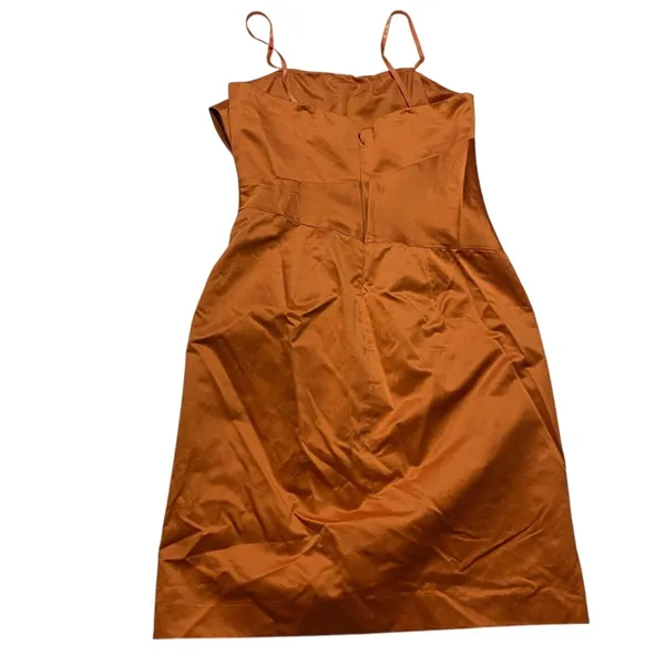 Max & Cleo Cocktail Formal Dress Size 4 Semi-formal Burnt Orange‎ Necter - Image 7