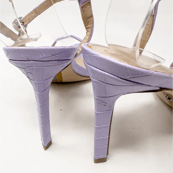 Sam Edelman Doran Lavender Purple Strappy Sandal Heel NEW, Size 6.5, MSRP $130 - Image 9