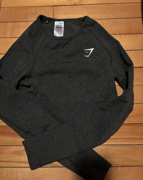 Gymshark Long Sleeve Seamless Top - Image 3
