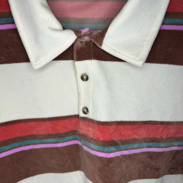 O'Neill Hobbs Velour Henley Top Small - Image 2