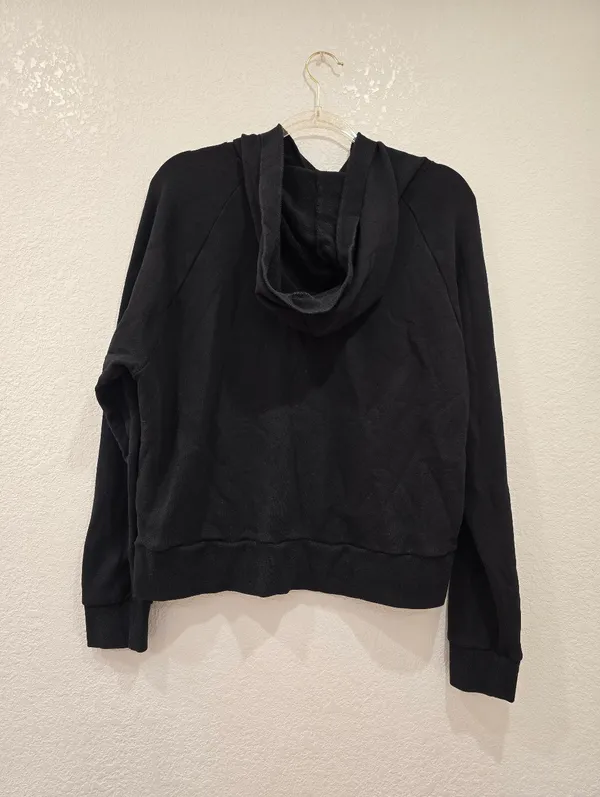 Victoria's Secret Sport lace-up hoodie Black M - Image 2
